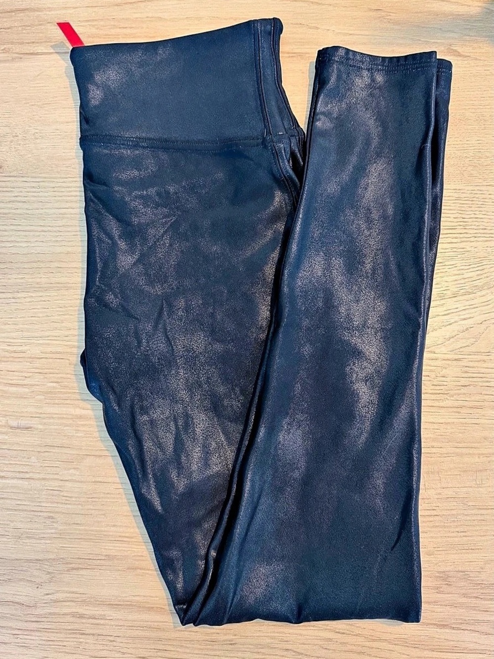 SPANX Faux Leather Leggings in Black